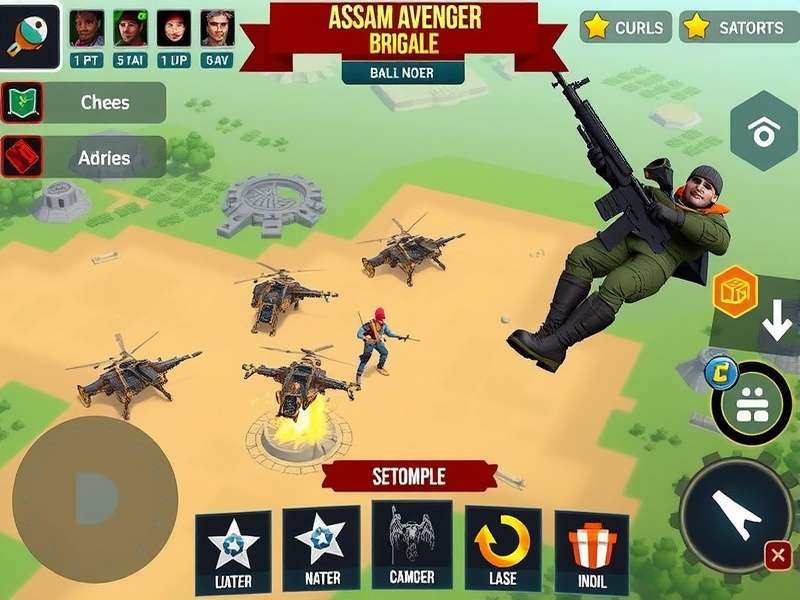 Assam Avenger Brigade gameplay screenshot showing strategic combat